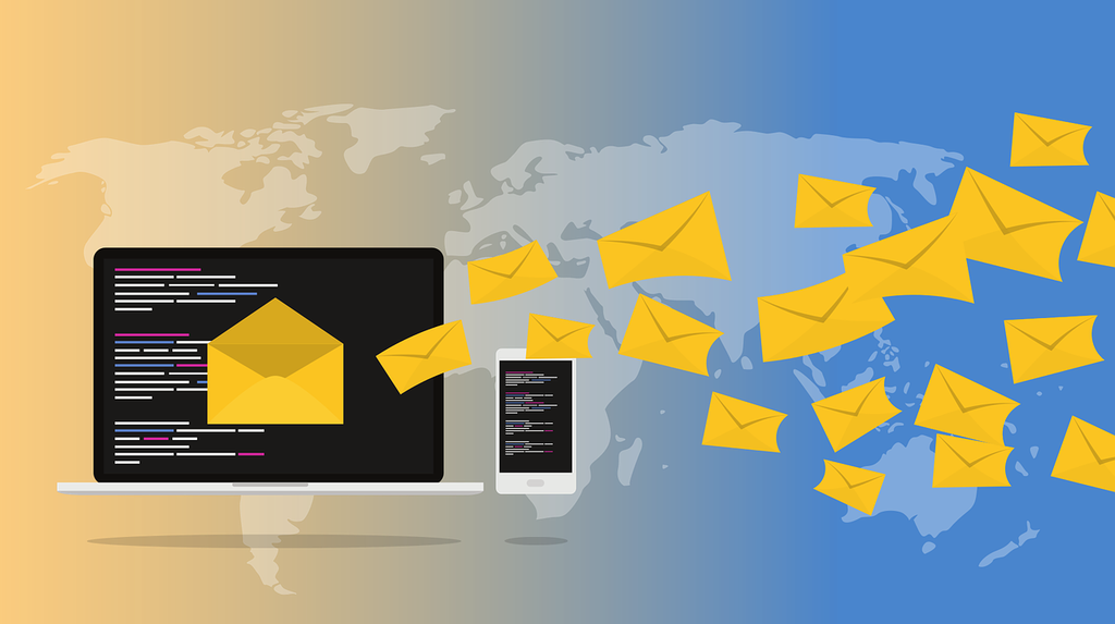 creating email content and distributing